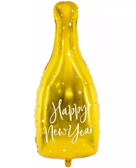 Ballon aluminium happy new year 32x82 cm