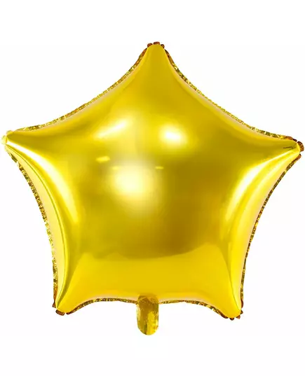 Ballon aluminium étoile dorée 70 cm