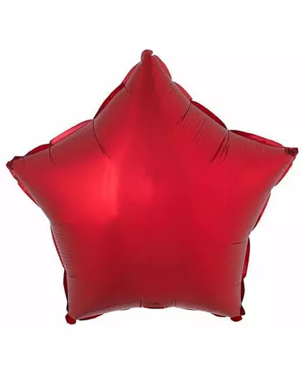 Ballon aluminium étoile rouge 53 x 46 cm