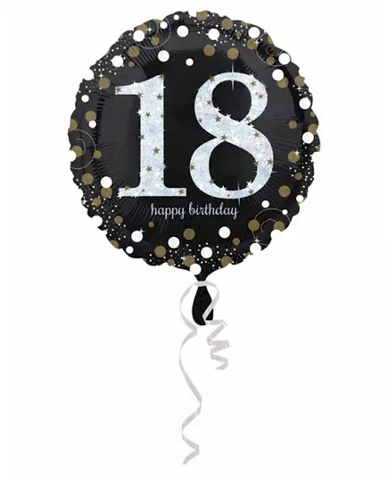 18 jaar Happy Birthday ballon