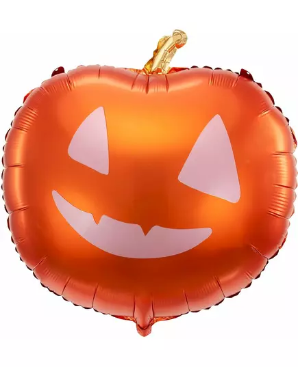 Ballon aluminium mat citrouille 40 cm