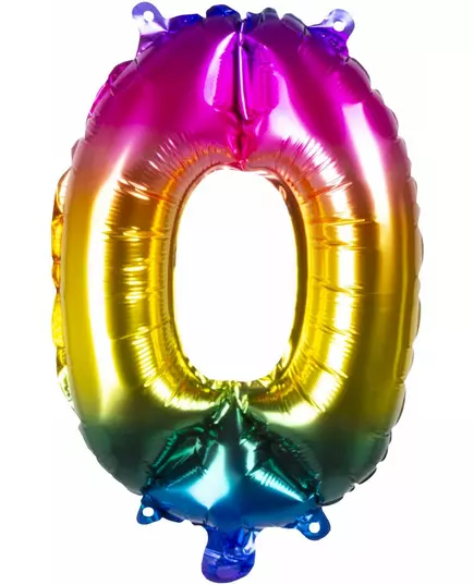 Ballon aluminium multicolore 35 cm