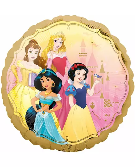Dubbelzijdige Disney™ Princess folieballon 43 cm