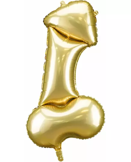 Ballon aluminium zizi doré 88 cm