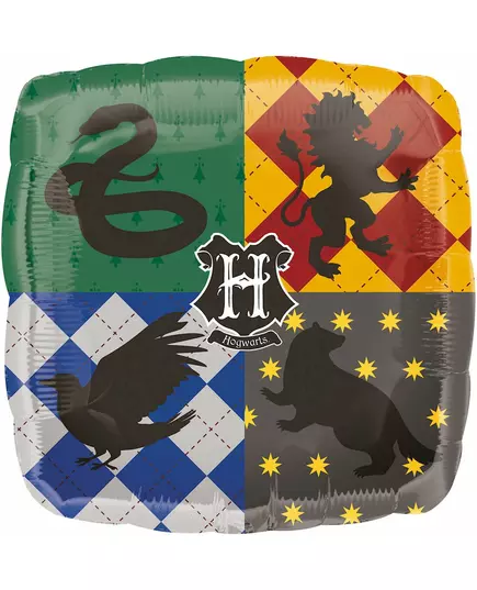 Vierkante Harry Potter™ Zweinstein aluminium ballon