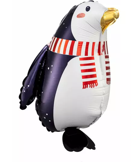 Aluminium ballon pinguïn 29 x 42 cm
