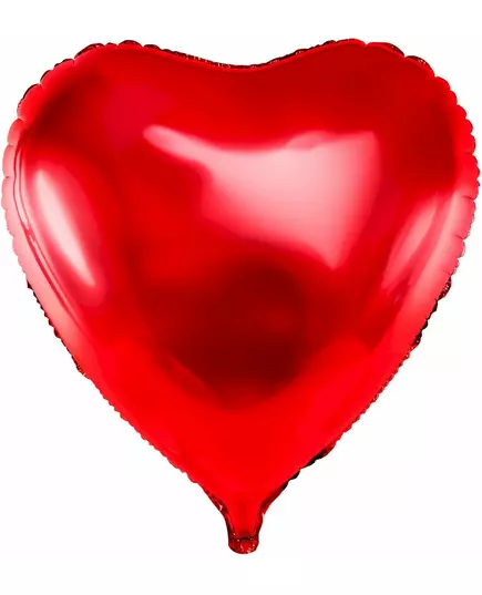 Hart aluminium ballon rood 73 cm
