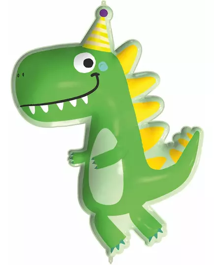 Dinosaurus ballon aluminium 95 cm