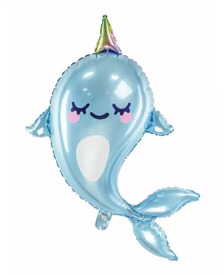 Reuze narwalballon 53 x 87 cm