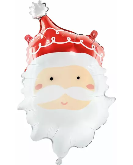 Hoofdballon van de Kerstman 50 x 70 cm