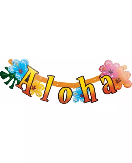 Bannière articulée Aloha Hawaï