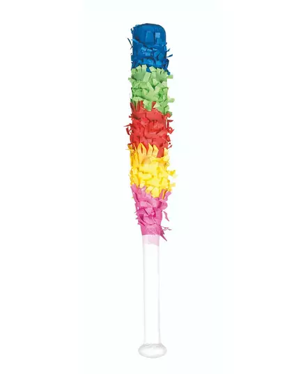 Bâton à piñata multicolore 43 cm