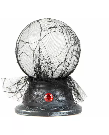 Boule de cristal lumineuse et sonore 19 x 13 cm
