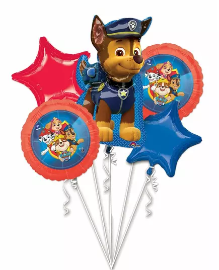 Bouquet 5 ballons aluminium Pat' Patrouille™