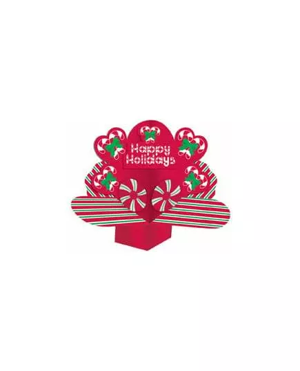Happy Holidays tafeldecoratie kerstmis