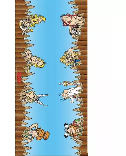 Chemin de table tissu Astérix™ 3 m