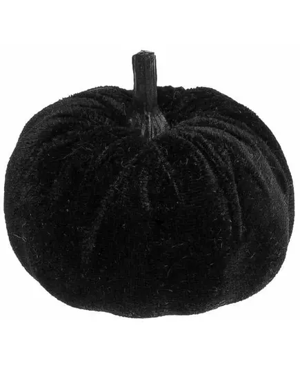 Citrouille velours noir 7 cm