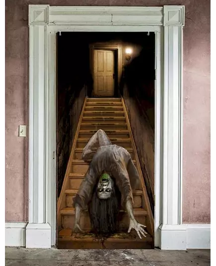 Décoration de porte zombie possédé 80 x 180 cm
