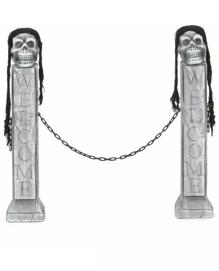 Décoration lumineuse devanture tombeau Halloween 72 cm