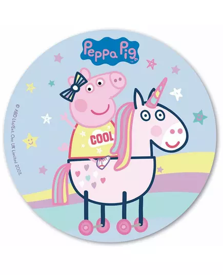 Peppa Pig™ eetbare taartdecoratie