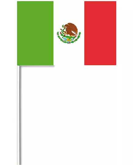 Drapeau papier Mexique 14x21 cm