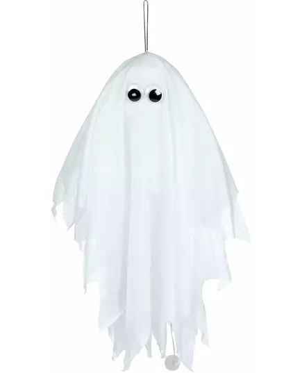 Bewegend en muzikaal hangend spook 48 cm