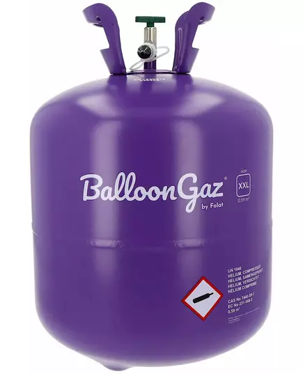 Grote heliumcilinder voor maximaal 85 ballonnen