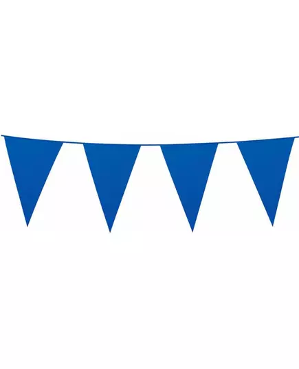 Guirlande à fanions bleus 10m
