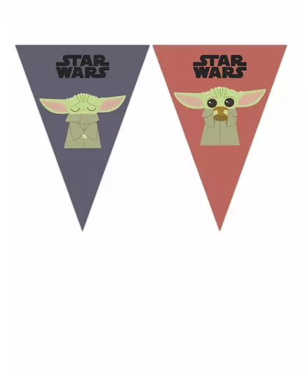 Baby Yoda The Mandalorian™ wimpelslinger 2,3 m