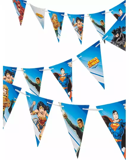 Guirlande à fanions Justice League™ 2m