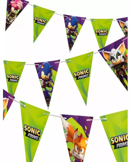 Guirlande à fanions Sonic Prime 2 m