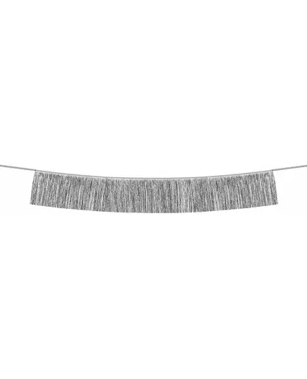 Guirlande de fils argentés 135 cm