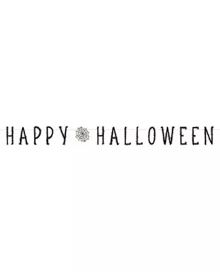 Slinger Happy Halloween spinnenweb 180 cm