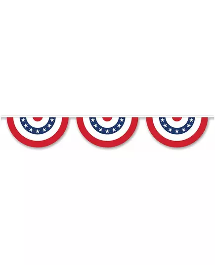Guirlande en plastique demi cercle USA 3,66 m
