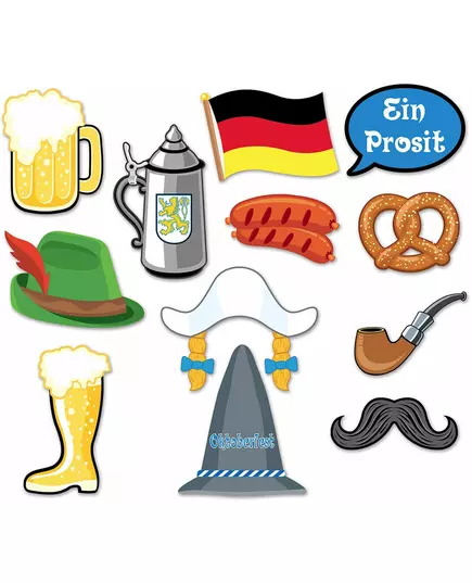 Kit photobooth Fête de la bière 12 accessoires