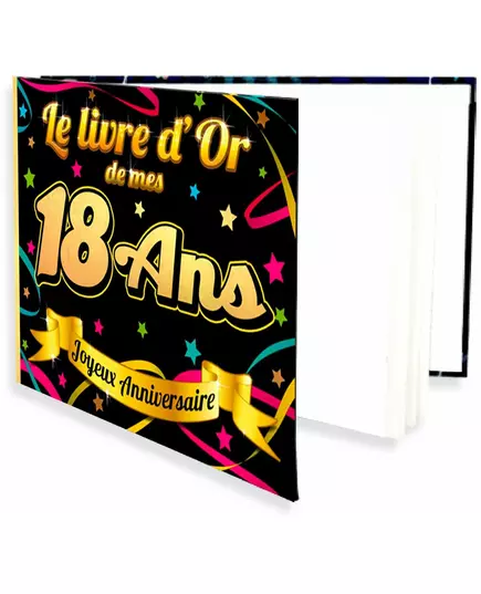 Livre d'or anniversaire 18 ans