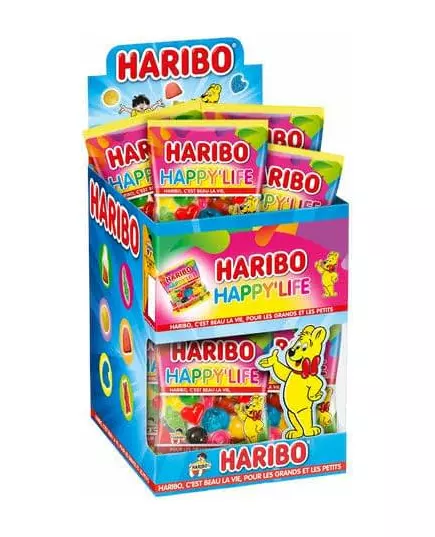 Mini sachet bonbons Haribo Happy Life - 40g