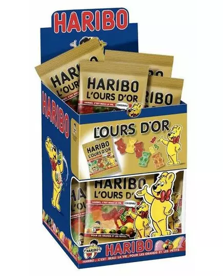 Mini sachet bonbons Haribo ours d'or - 40 g