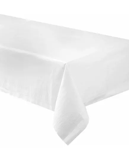 Nappe en papier blanc doublé 137 x 274 cm