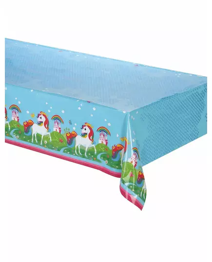 Plastic eenhoorn tafelkleed