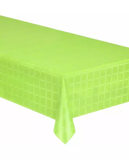 Nappe en rouleau de papier damassé vert 6 m