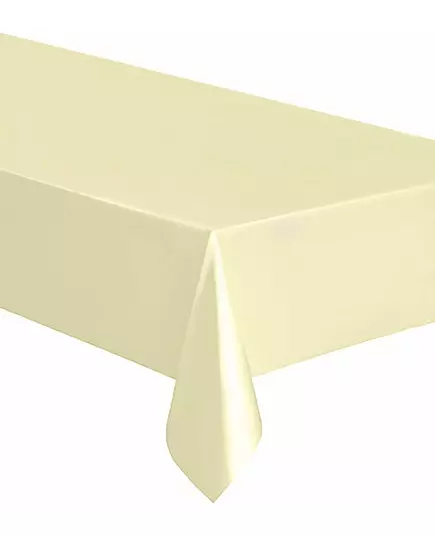 Rechthoekig plastic tafelkleed 137 x 274 cm