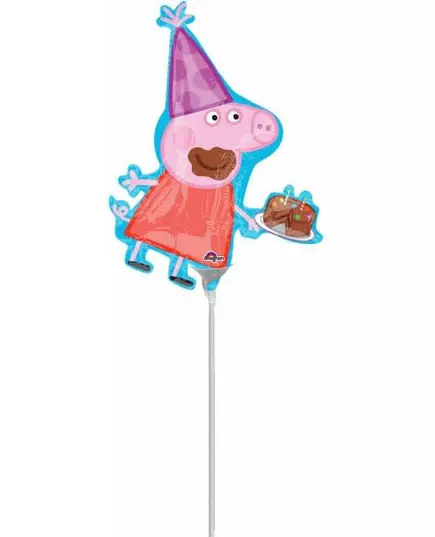 Petit Ballon aluminium Peppa Pig™ 25 x 33 cm