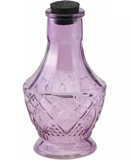 Fiole en verre violette 11,5 cm