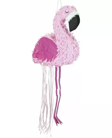 Lichtroze en donkerroze flamingo pinata