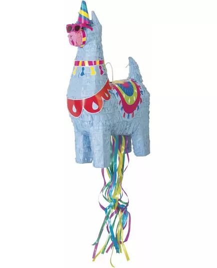 Blauwe lama pinata