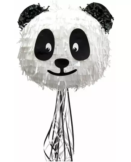 Schattige witte en zwarte panda pinata