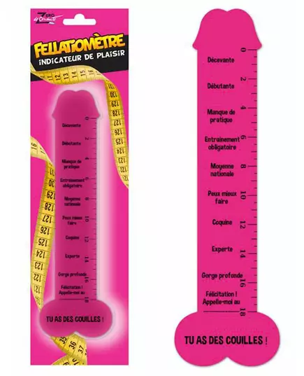 Règle humoristique fellatiomètre