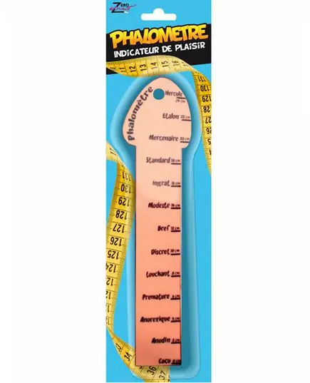 Humoristische regel penis falometer