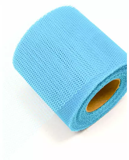 Rouleau de 20 mètres de tulle bleu turquoise
